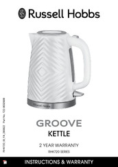 Russell Hobbs GROOVE RHK720 Series Instructions And Warranty