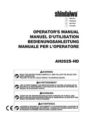 Shindaiwa AH262S-HD Operator's Manual