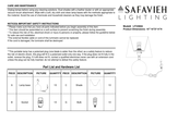 Safavieh LIT4368A Quick Start Manual