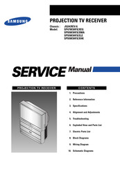 Samsung SP55W3HFX/XHK Service Manual