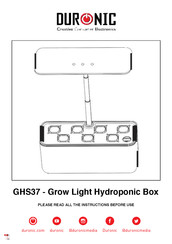 Duronic GHS37 Manual