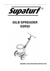 Supaturf SSR50 Assembly And Operating Instruction