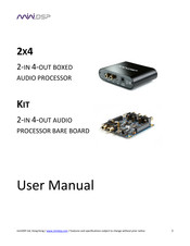 miniDSP EQ901 Series User Manual