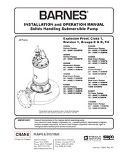 Crane Barnes 8XSHD Installation And Operation Manual