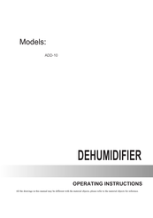 Daitsu ADD-10 Operating Instructions Manual