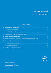 Dell D7523QTc Service Manual