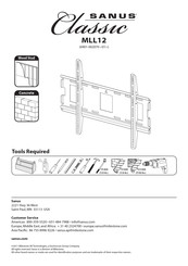 Sanus Classic MLL12 Manual