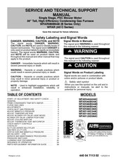 Grandaire WFAR100C048C Service And Technical Support Manual