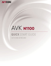 AVYCON AVK-N1100 Quick Start Manual
