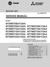 Mitsubishi Electric TRANE NTXWST18A112AA Service Manual