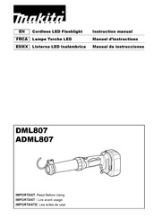 Makita DML807 Instruction Manual