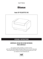 rst brands Cannes OP-PECLBOTTO2-CNS Assembly Instructions Manual