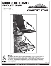 Primal Vantage Comfort Zone HEH00588 Instruction And Safety Manual