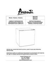 Avanti RM16J1B Instruction Manual