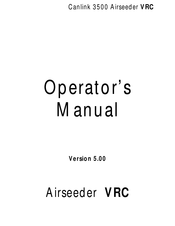 FARMSCAN canlink 3500 Operator's Manual