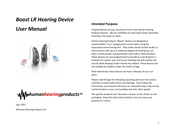 Human Hearing Products Boost LR User Manual