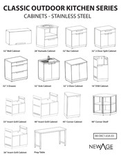 Newage CLASSIC OUTDOOR KITCHEN Series Manual