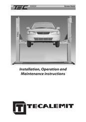 TECALEMIT TEC 3000X Installation, Operation And Maintenance Instructions