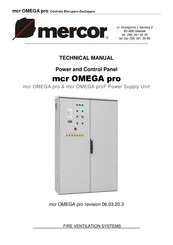 mercor mcr OMEGA pro Technical Manual