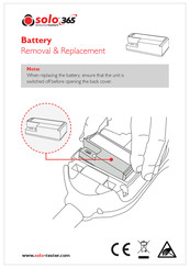 Detectortesters solo 365 Removal & Replacement