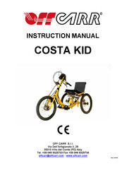 OFF CARR COSTA KID Instruction Manual