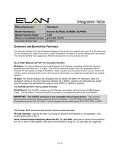 Xantech ELAN Xtranet XLIP232 Integration Note