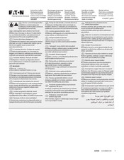 Eaton Power Defense PDC2 Instruction Leaflet
