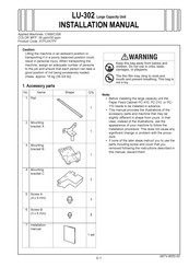 Konica Minolta LU-302 Installation Manual