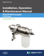 Sentry ISOLOK MSA Installation, Operation & Maintenance Manual