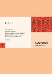 Klarstein FORLI 10041374 Manual