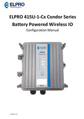 Elpro Technologies Condor 415U-1-C Series Configuration Manual