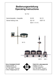 Harry Gestigkeit SGR 3 Operating Instructions Manual