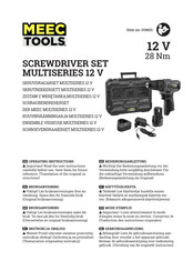 Meec tools 019820 Operating Instructions Manual
