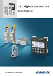socomec DIRIS Digiware 2018 Quick Start Manual