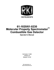 Rki Instruments 61-1020 Operator's Manual