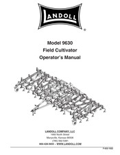 Landoll 9630 Series Operator's Manual