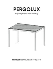 PERGOLUX SUNDREAM 3x4 Manual