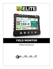 Loup Electronics Elite YIELD MONITOR Operation Manual