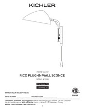 Kichler Lighting RICO 37538 Instructions Manual