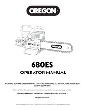 Oregon 680ES Operator's Manual