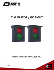 B-TEK Scales TL-280 Operation & Setup Manual