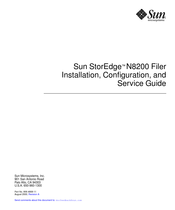 Sun Microsystems StorEdge N8200 Installation, Configuration, And Service Manual