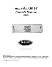 Rave Sports Aqua Mat LTD 18 03026 Owner's Manual