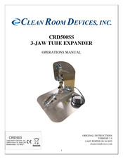 CLEAN ROOM DEVICES CRD520 Operation Manual