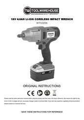 TOOL WAREHOUSE WT03056 Original Instructions Manual