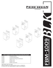 Safe Fleet Prime Design FBM-1009-BLK Manual