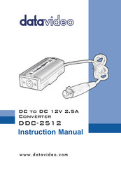 Data Video DDC-2512 Instruction Manual