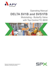 SPX APV DELTA SV1B Operating Manual