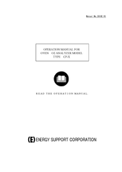 ENERGY SUPPORT CORPORATION CP-X Operation Manual