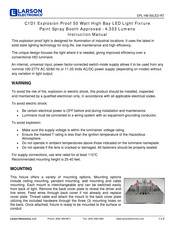 Larson Electronics EPL-HB-50LED-RT Instruction Manual